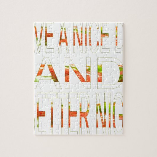 Puzzle Bonne journée et meilleur art nocturne (Vertical)