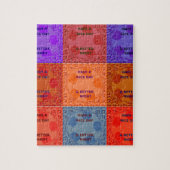 Puzzle Bonne journée et meilleur Night Pop Art Imprimer (Vertical)