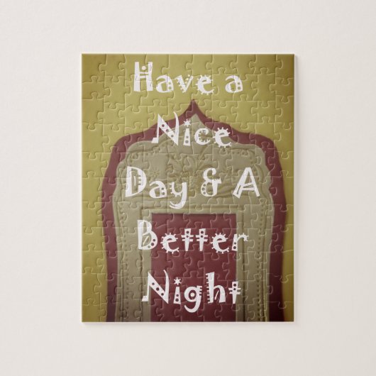 Puzzle Bonne journée et une meilleure nuit avec gratitude (Vertical)