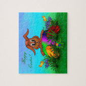 Puzzle Bonne Pâques ! Lapin de Pâques (Vertical)
