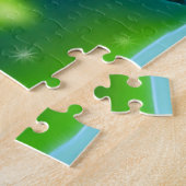 Puzzle Bonnes Fêtes - Éclairage du Nord Oie (Côté)