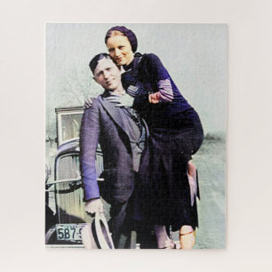 Puzzle Bonnie & Clyde The Barrow Gang Color Redux