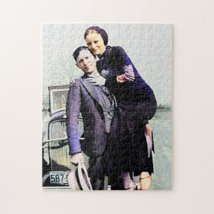 Puzzle Bonnie & Clyde The Barrow Gang Color Redux