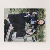 Puzzle Bonnie Parker Fumer Un Cigar 1933 Couleur Redux (Horizontal)