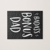 Puzzle Bonus Papa Fun Stepdad Fête des pères cadeau Stepf (Horizontal)