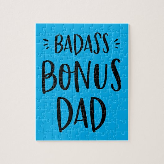 Puzzle Bonus Papa Fun Stepdad Fête des pères Stepfather B (Vertical)