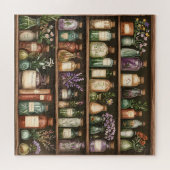 Puzzle Bookshelves and Herbals (Horizontal)
