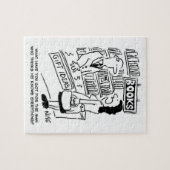 Puzzle Bookshop Customer pose une question au commerçant (Horizontal)