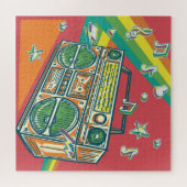 Puzzle Boom Box Funky Conception colorée (Horizontal)