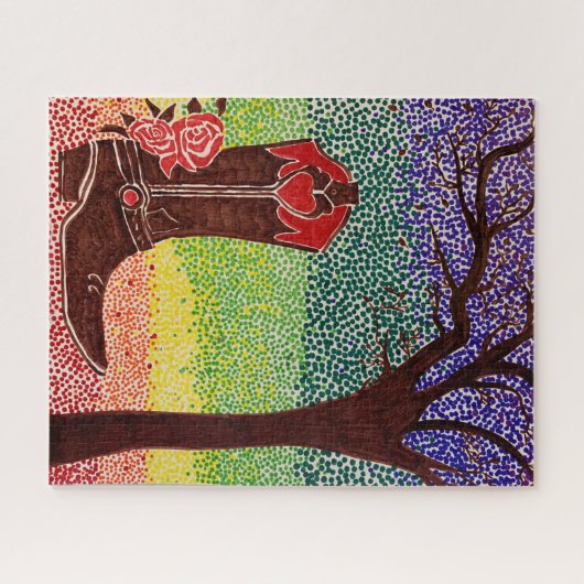 Puzzle - Boot et arbre (Horizontal)