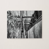 Puzzle Bord d'eau du B&W à l'aube, Californie (Horizontal)