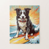 Puzzle Border Collie (Vertical)
