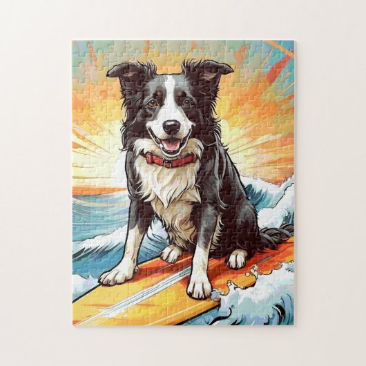 Puzzle Border Collie (Vertical)