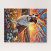 Puzzle Border Collie Dog (Horizontal)
