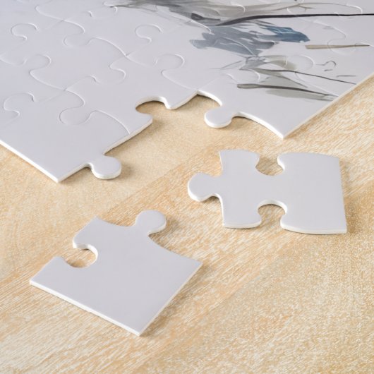 Puzzle Border Collie Valentine's Day Heart Disc Catch (Côté)