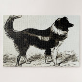 Puzzle Bordure Collie (Horizontal)