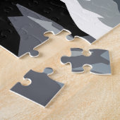 Puzzle Bordure Collie Chien Abstrait (Côté)