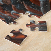 Puzzle Bordure Collie Dog Roller Dessous de verre Noël (Côté)