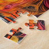 Puzzle Bordure Collie Papier Quitter Portrait de chien d' (Côté)