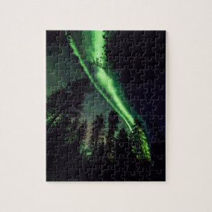 Puzzle Borealis de l'aurore en Laponie finlandaise
