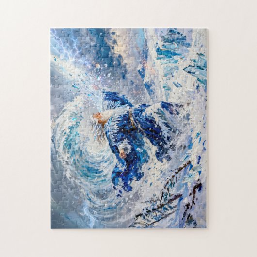 Puzzle Boreas God of the North Wind from Greek Mythology (Vertical)