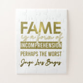 Puzzle Borges citation Fame (Vertical)