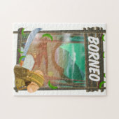 Puzzle Borneo Jungle travel poster (Horizontal)