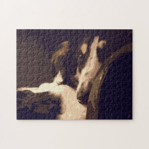 Puzzle Borzoï pensif