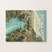 Puzzle Bosnie-Herzégovine Illustration Art Voyage (Horizontal)