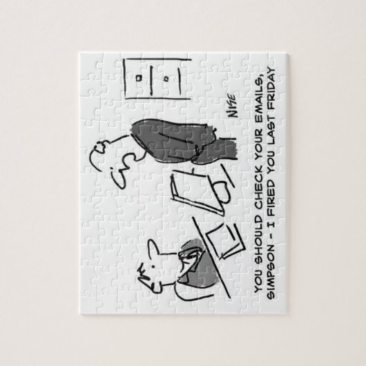 Puzzle Boss Fires Worker par e-mail (Vertical)