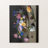 Puzzle Bosschaert Fleur morte vie Insecte l'art néerlanda (Vertical)