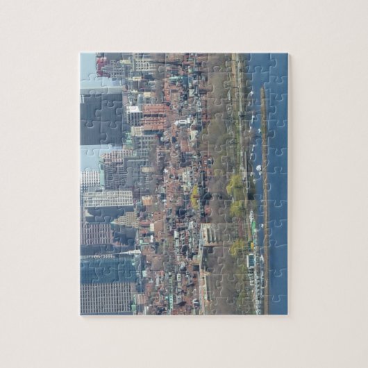Puzzle Boston du centre et le Charles River (Vertical)