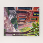 Puzzle Boston Été | Massachusetts Brownstones (Horizontal)