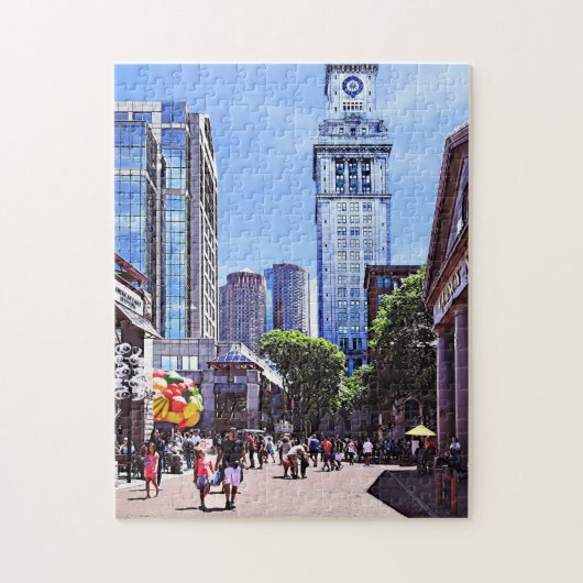 Puzzle Boston MA - Quincy Market (Vertical)