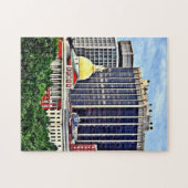 Puzzle Boston MA - Skyline avec State House du Massachuse (Horizontal)