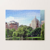 Puzzle Boston MA - Vue depuis Boston Public Garden (Horizontal)