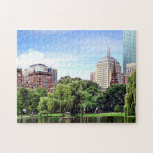 Puzzle Boston MA - Vue depuis Boston Public Garden