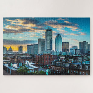 Puzzle Boston Massachusetts City Skyline