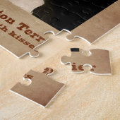 Puzzle Boston plein d'entrain Terrier (Côté)