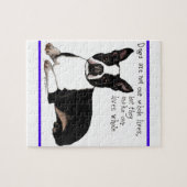 Puzzle Boston Terrier (Horizontal)