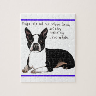 Puzzle Boston Terrier