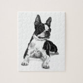 Puzzle Boston Terrier (Vertical)