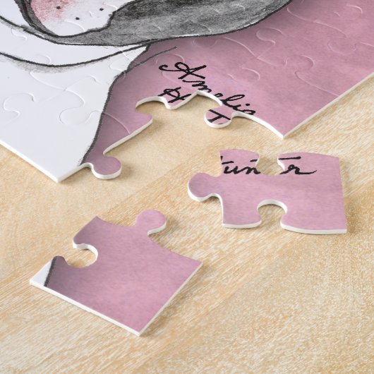 Puzzle Boston Terrier (Côté)