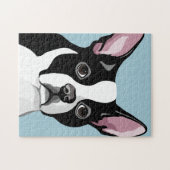 Puzzle Boston Terrier (Horizontal)