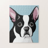 Puzzle Boston Terrier (Vertical)