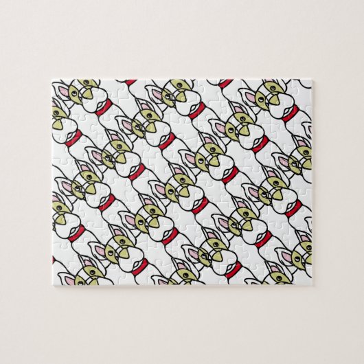 Puzzle Boston Terrier (Horizontal)