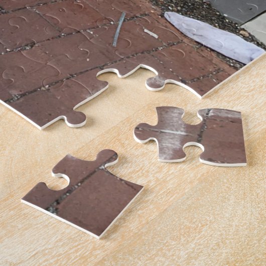 Puzzle Boston Terrier & Calico Carrots (Côté)