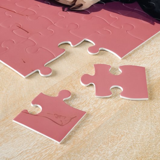 Puzzle Boston Terrier Dapper Valentine's Day Monocle (Côté)