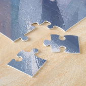 Puzzle Boston Terrier Dog Riding Motorcycle Christmas (Côté)