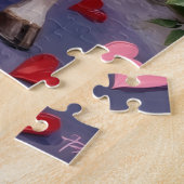 Puzzle Boston Terrier Dog Valentine's Day (Côté)